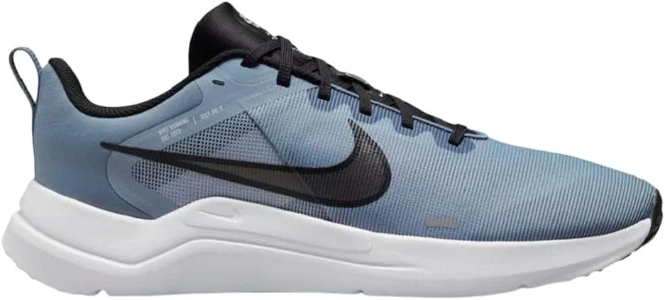 Мужские кроссовки Nike Downshifter 12, Ash Slate Black Cobalt Bliss White — фото 2