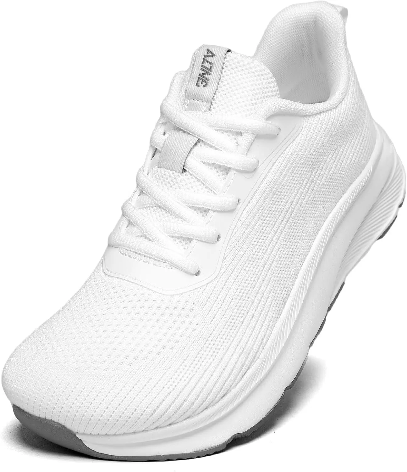 

Мужские кроссовки KDN с широкой носочной частью, амортизирующие для бега по дороге, противоскользящие, для ходьбы, удобные спортивные кроссовки для тренажерного зала, для широкой стопы, широкой полноты, белый