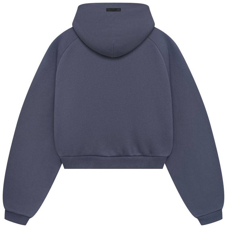 Худи Fear of God Essentials Fleece Cropped Hoodie 'Marine', синий — фото 2