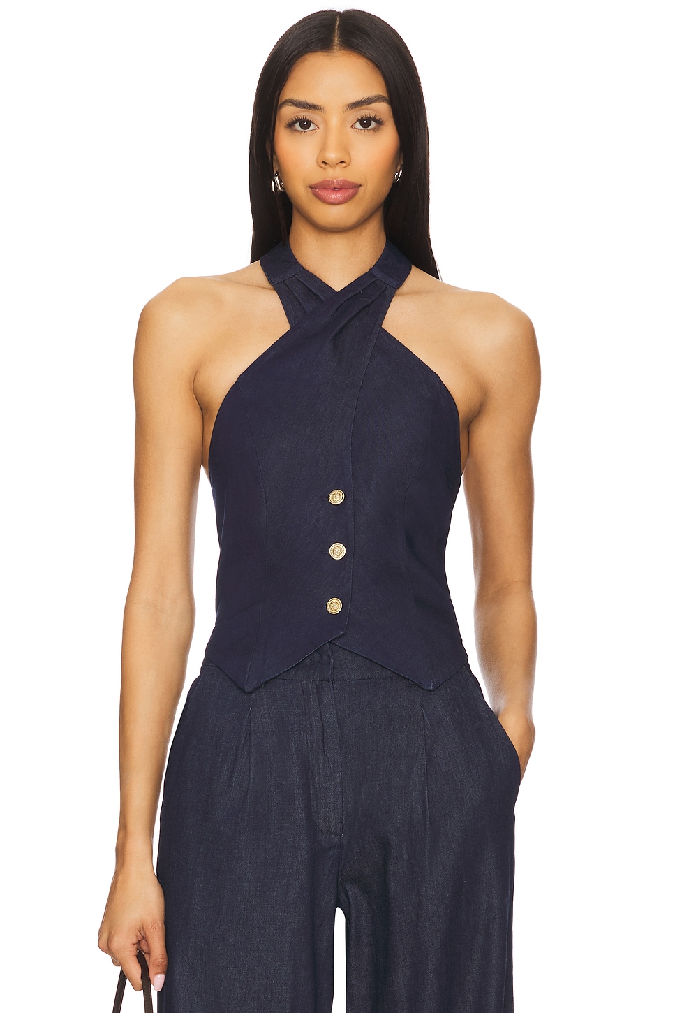 

Топ "Aida" Yumi Kim, navy chambray