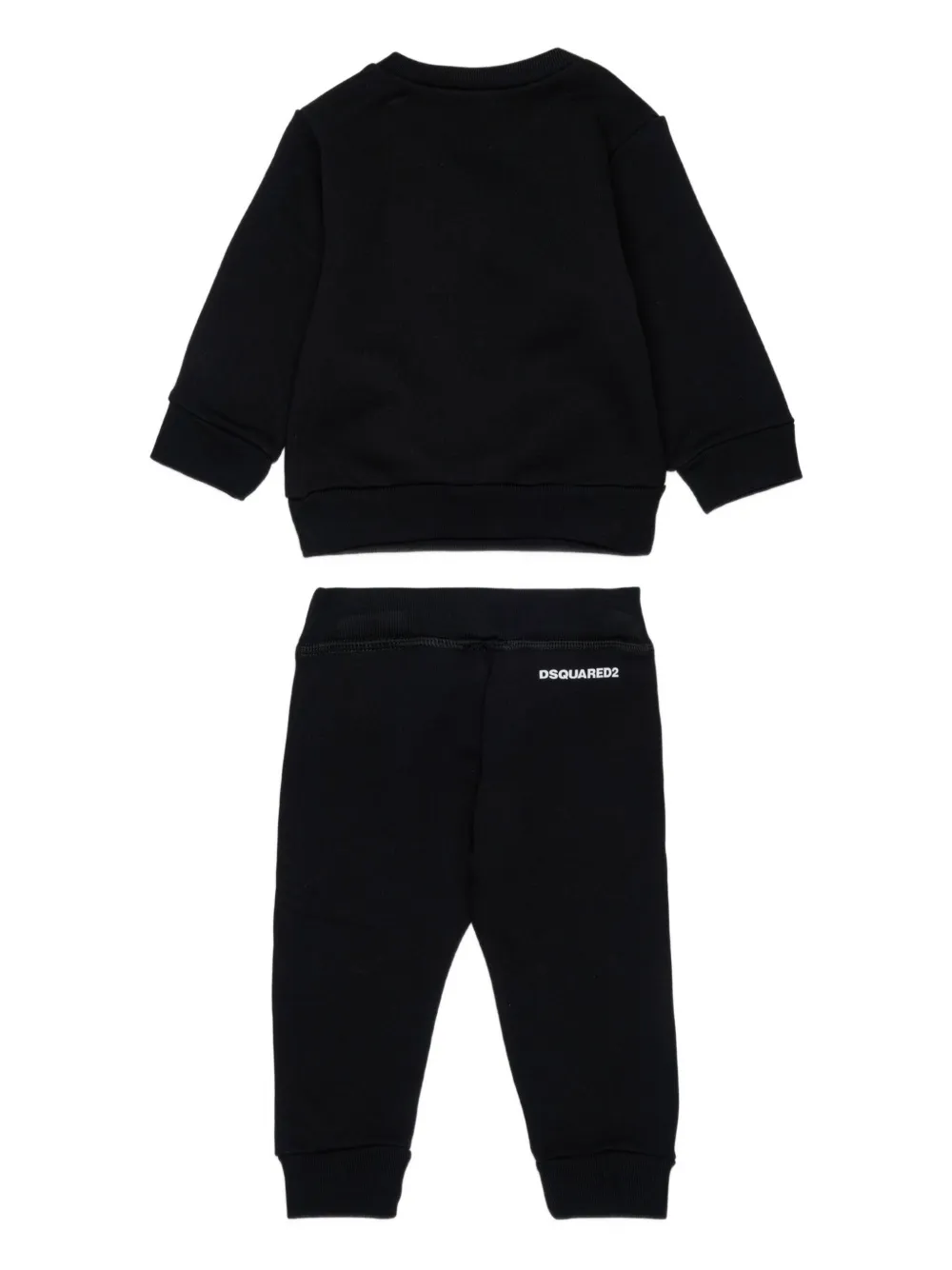 Спортивный костюм с логотипом Dsquared2 Kids, черный — фото 2
