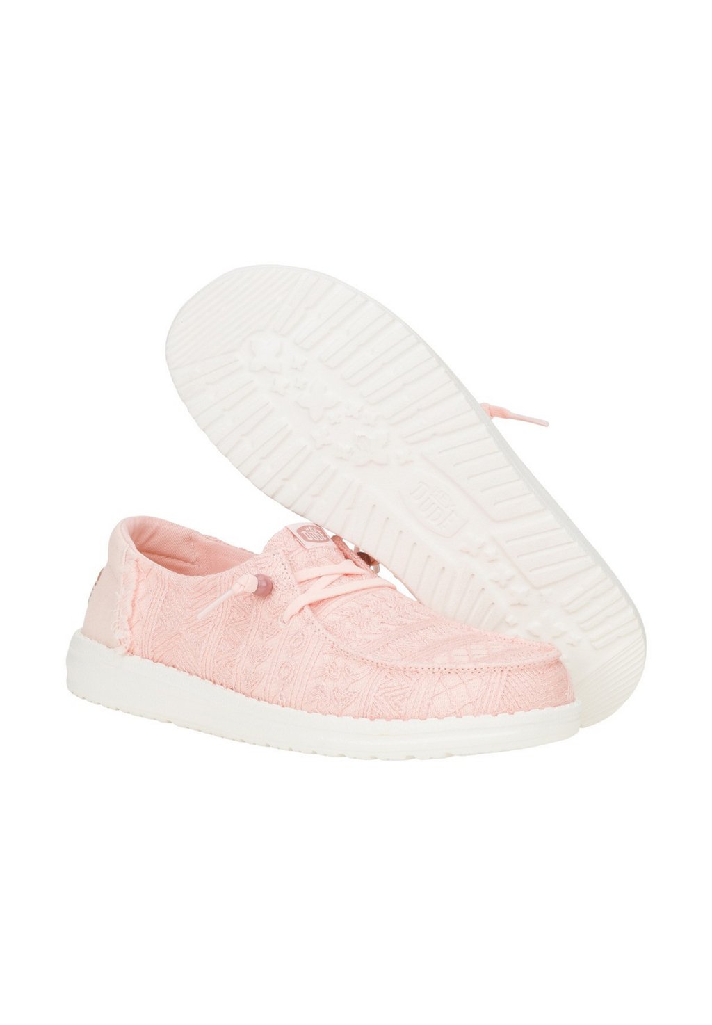 Повседневные туфли на шнуровке SNEAKERS HEYDUDE, розовый — фото 4