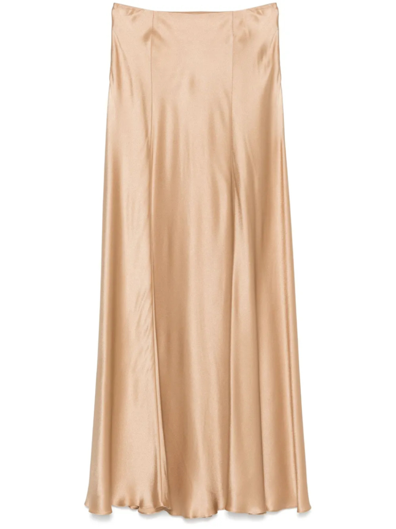 

Alberta Ferretti атласная юбка макси, коричневый