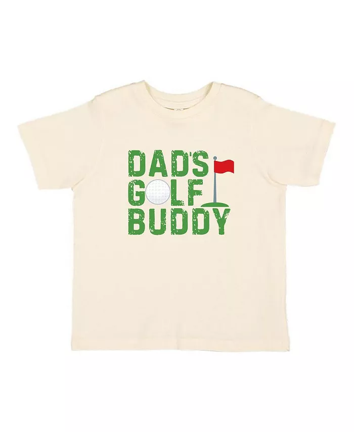 

Футболка с коротким рукавом для мальчиков Dad's Golf Buddy Sweet Wink, коричневый/бежевый