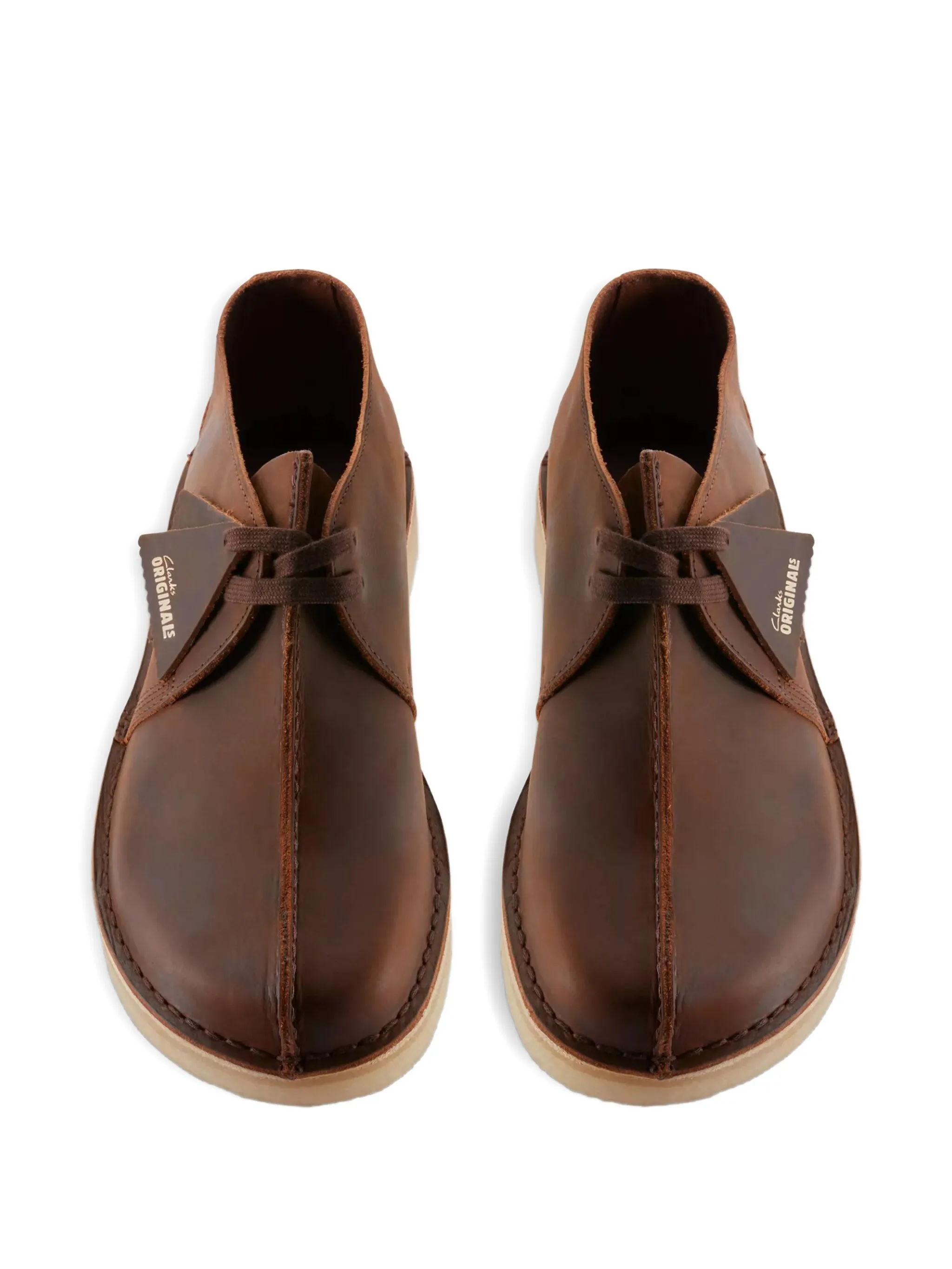 Ботинки на шнуровке Clarks Originals, коричневый — фото 4