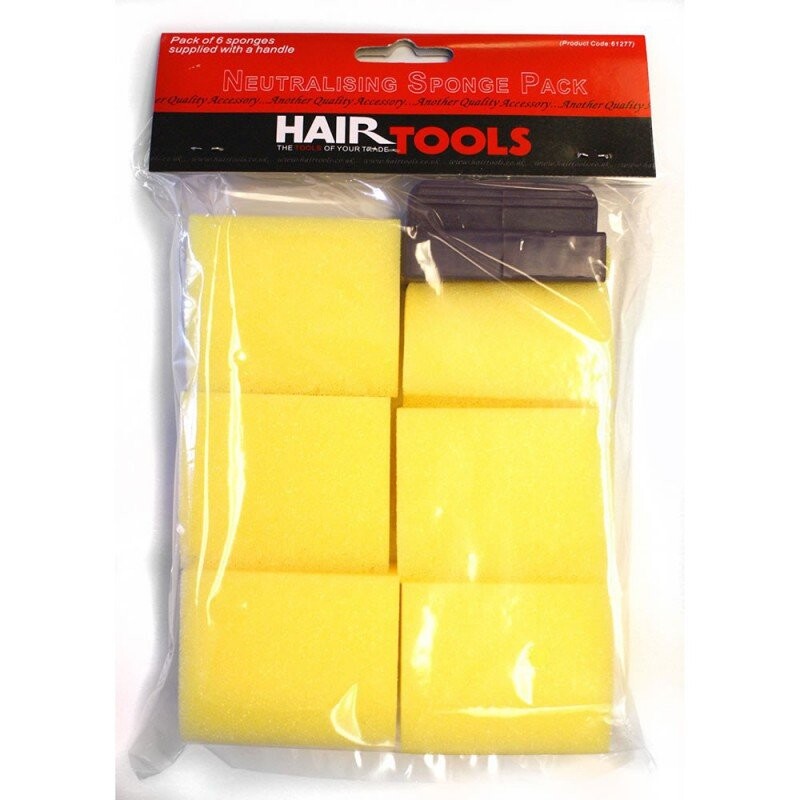 

Инструменты для волос, Губка для нейтрализации волос, 6 шт Hair Tools