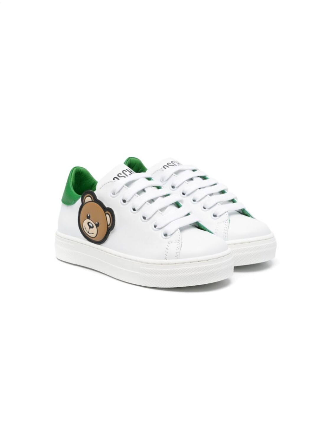 

Кроссовки с мотивом Leo Teddy Moschino Kids, белый