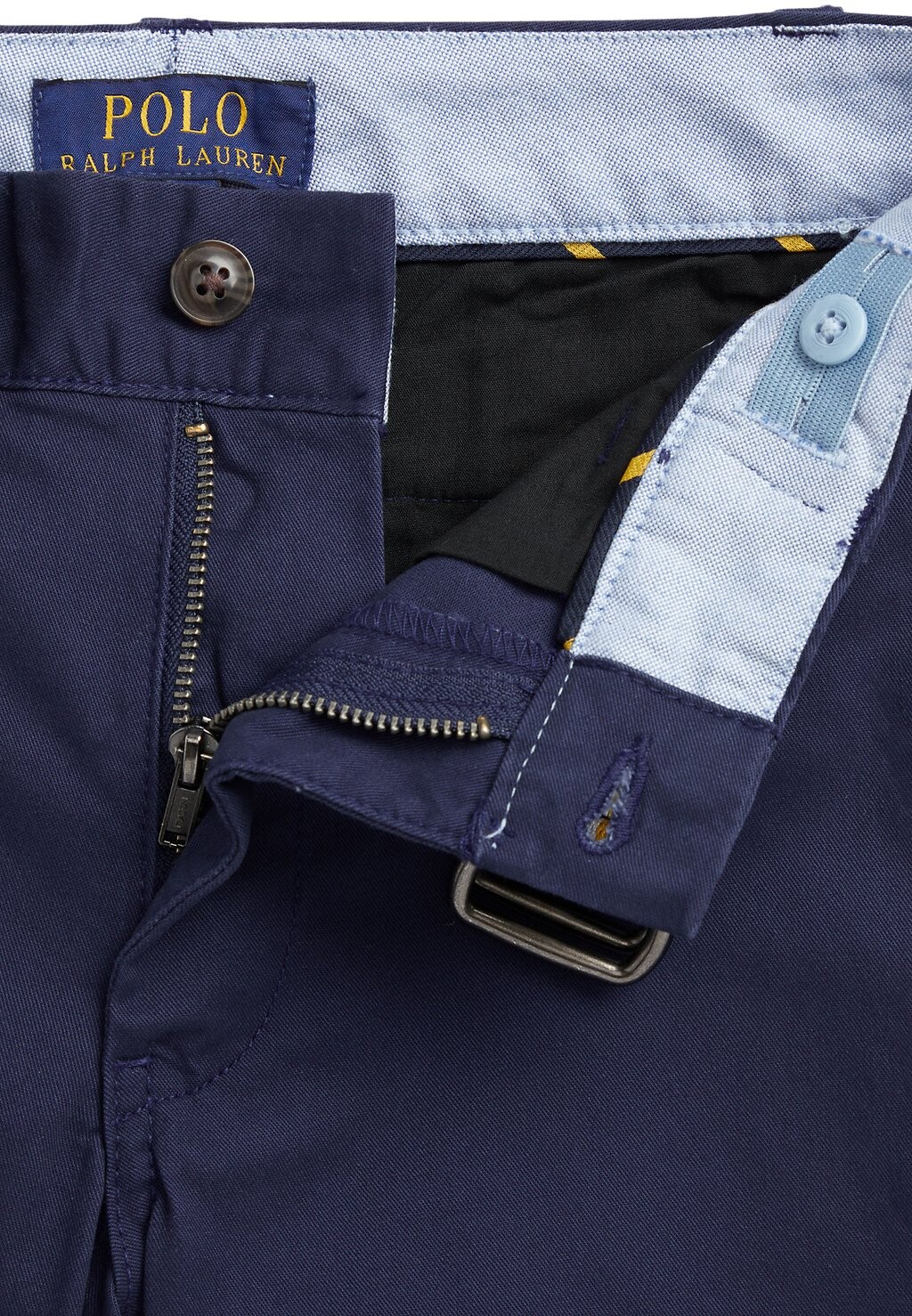 Шорты BEDFORD FLAT FRONT Polo Ralph Lauren, цвет newport navy — фото 3