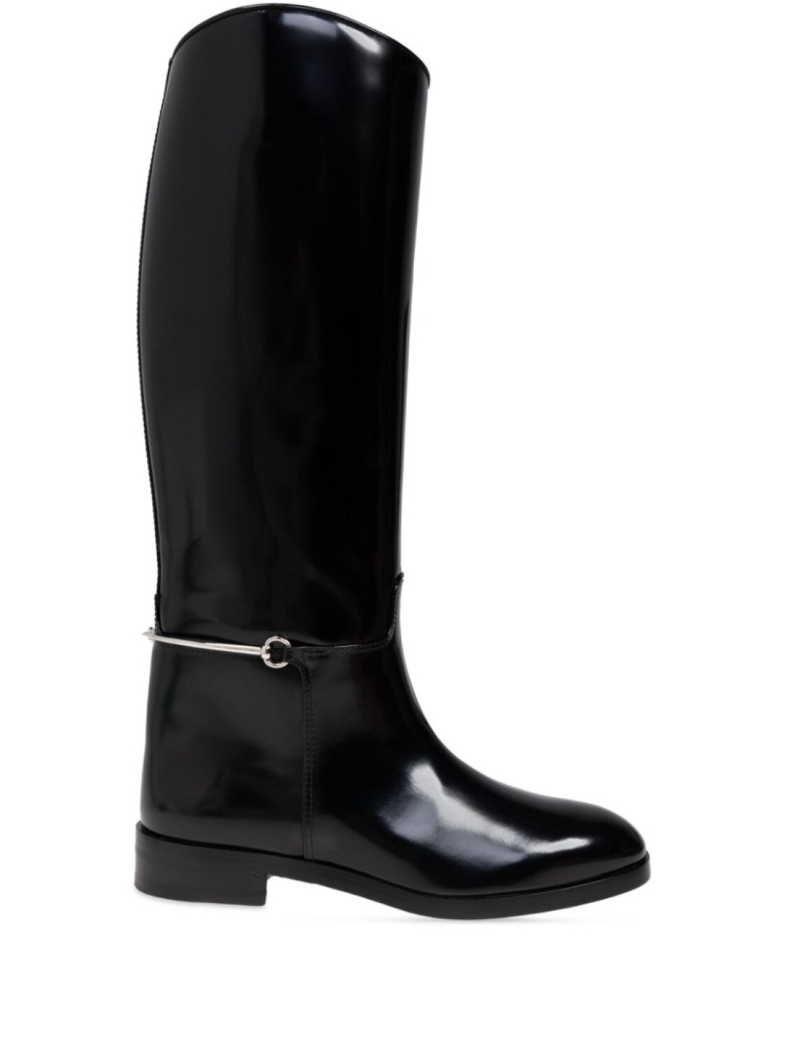

Ботинки Slim Horsebit Gucci, черный