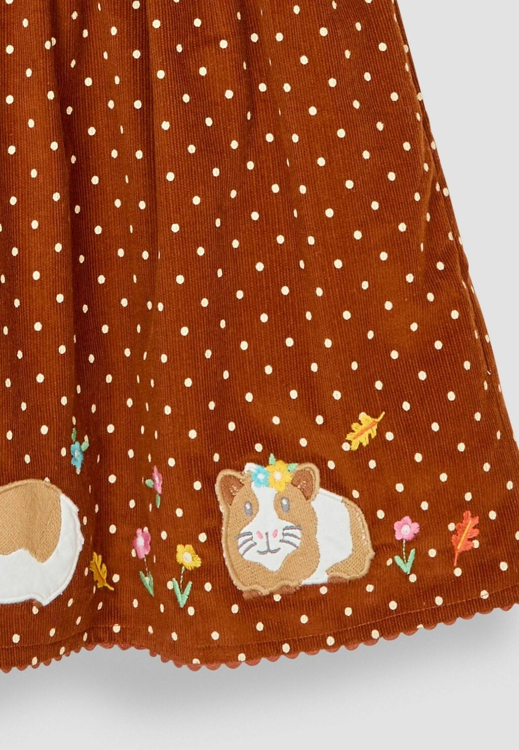 

Повседневное платье GUINEA PIG APPLIQUÉ REGULAR FIT JoJo Maman Bébé, коричневый