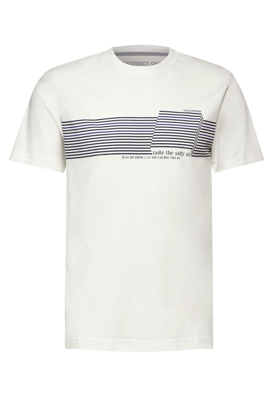 

Классическая футболка Street One MEN Shirt, белый
