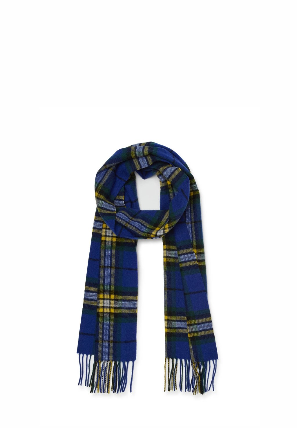 

Шарф WITH CHECK PATTERN PIOMBO, синий