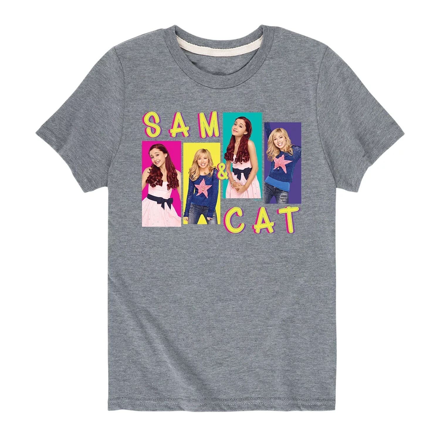 

Футболка Nickelodeon Sam & Cat для мальчиков 8–20 лет Licensed Character, серый