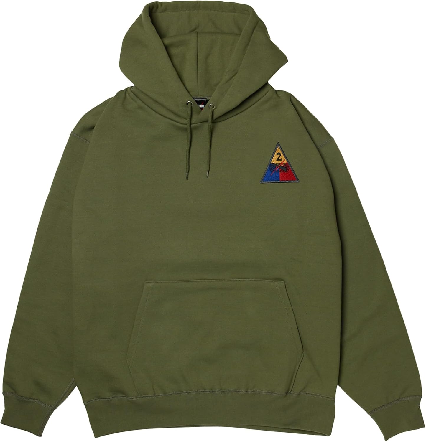 

Толстовка с капюшоном в стиле F, нашивка с гербом армии США, на флисовой подкладке, без капюшона, оливково-зеленый цвет F-Style
