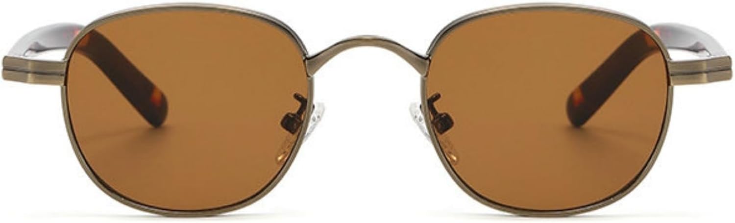 

Винтажные солнцезащитные очки Willochra неправильной квадратной формы для женщин и мужчин, модные металлические многоугольные круглые солнцезащитные очки для женщин, очки с защитой от УФ-излучения UV400, C4