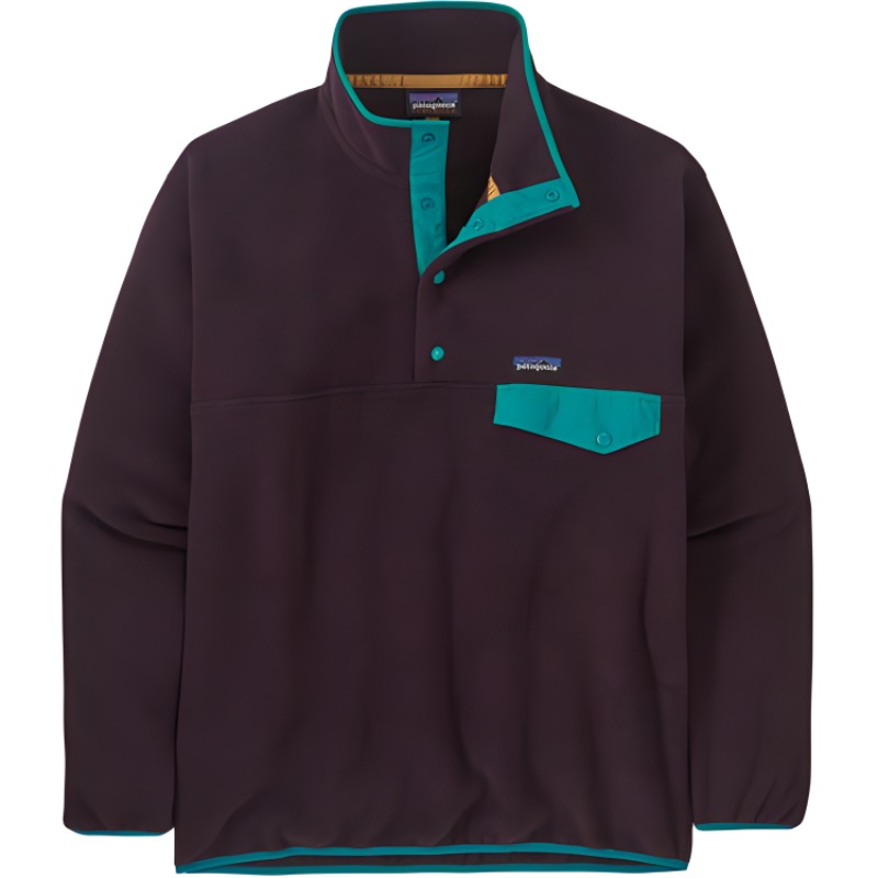 

Мужская флисовая рубашка-пуловер Synchilla Snap-T Patagonia, Black Plum/OBPL