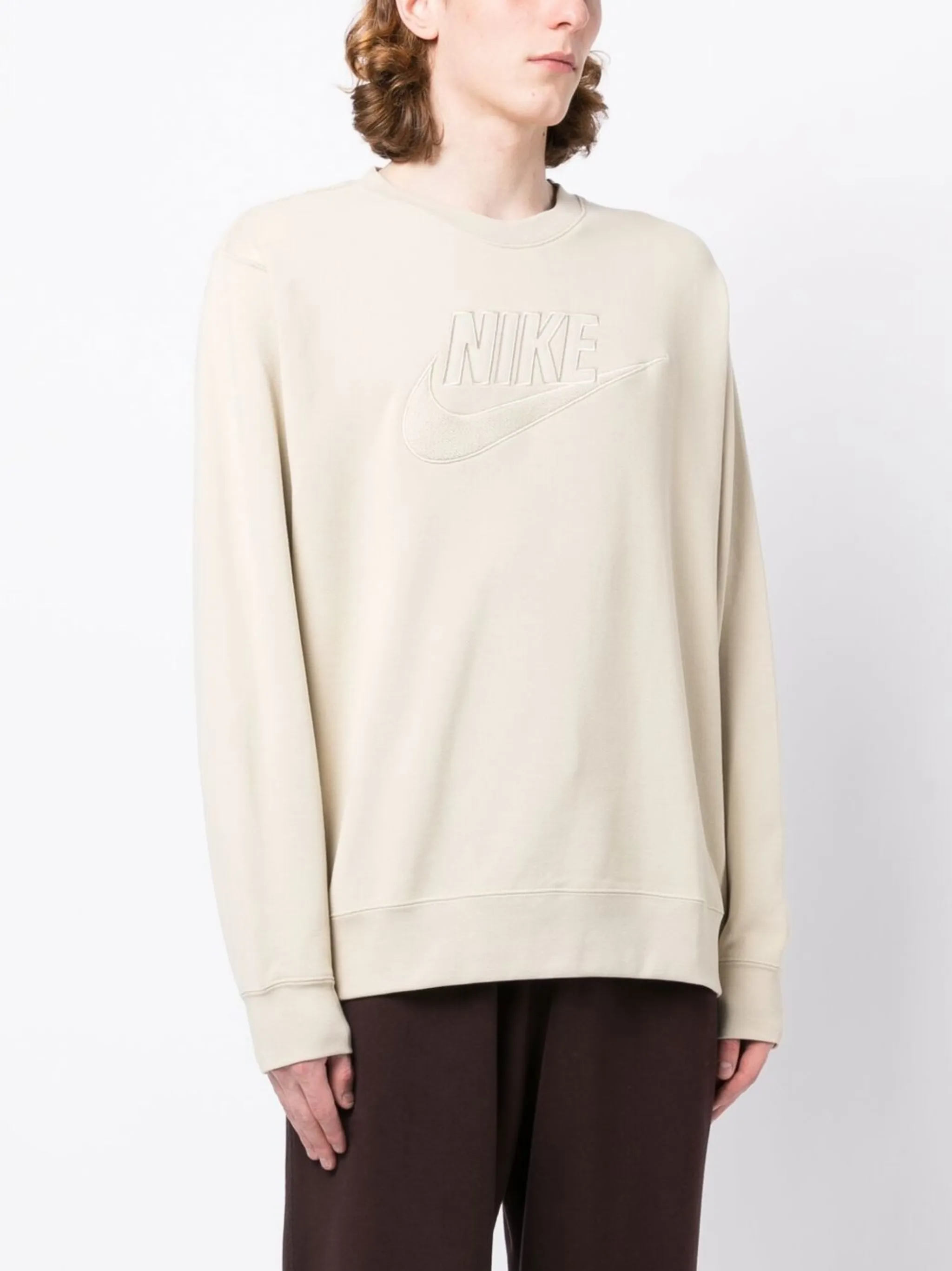 Толстовка Club Nike, бежевый — фото 3