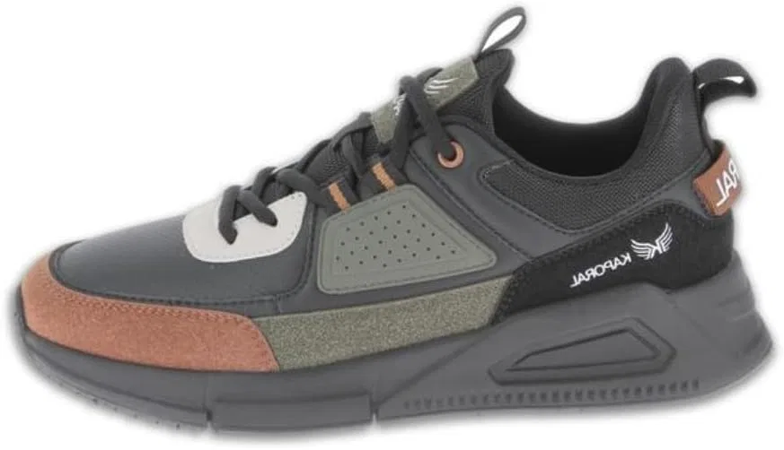 Мужские повседневные кроссовки KAPORAL Dolpy, Black, Khaki, Brown