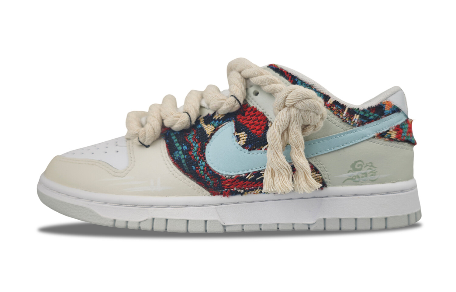 

Кроссовки Nike Dunk Skateboarding Shoes Men Low-top Green / Blue, цвет Matcha
