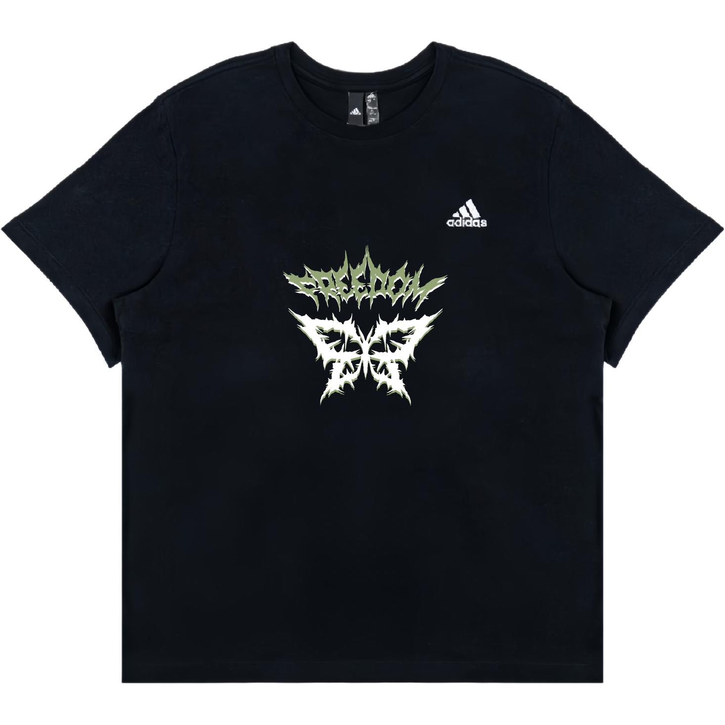 

Футболка Unisex с 3 полосками Adidas, черный