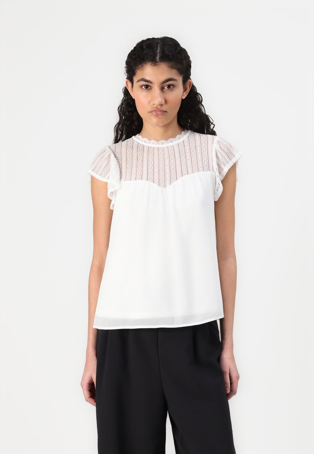 

Блуза VIPOLA CAP SLEEVE O NECK VILA, белый