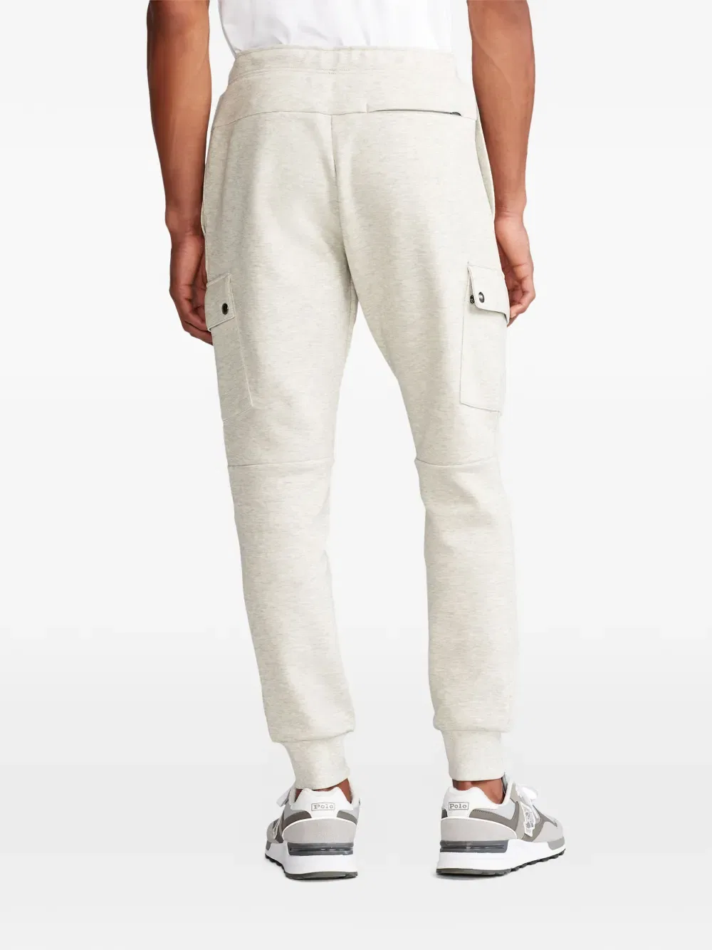 Спортивные брюки-карго с завязками на талии Polo Ralph Lauren, серый — фото 4