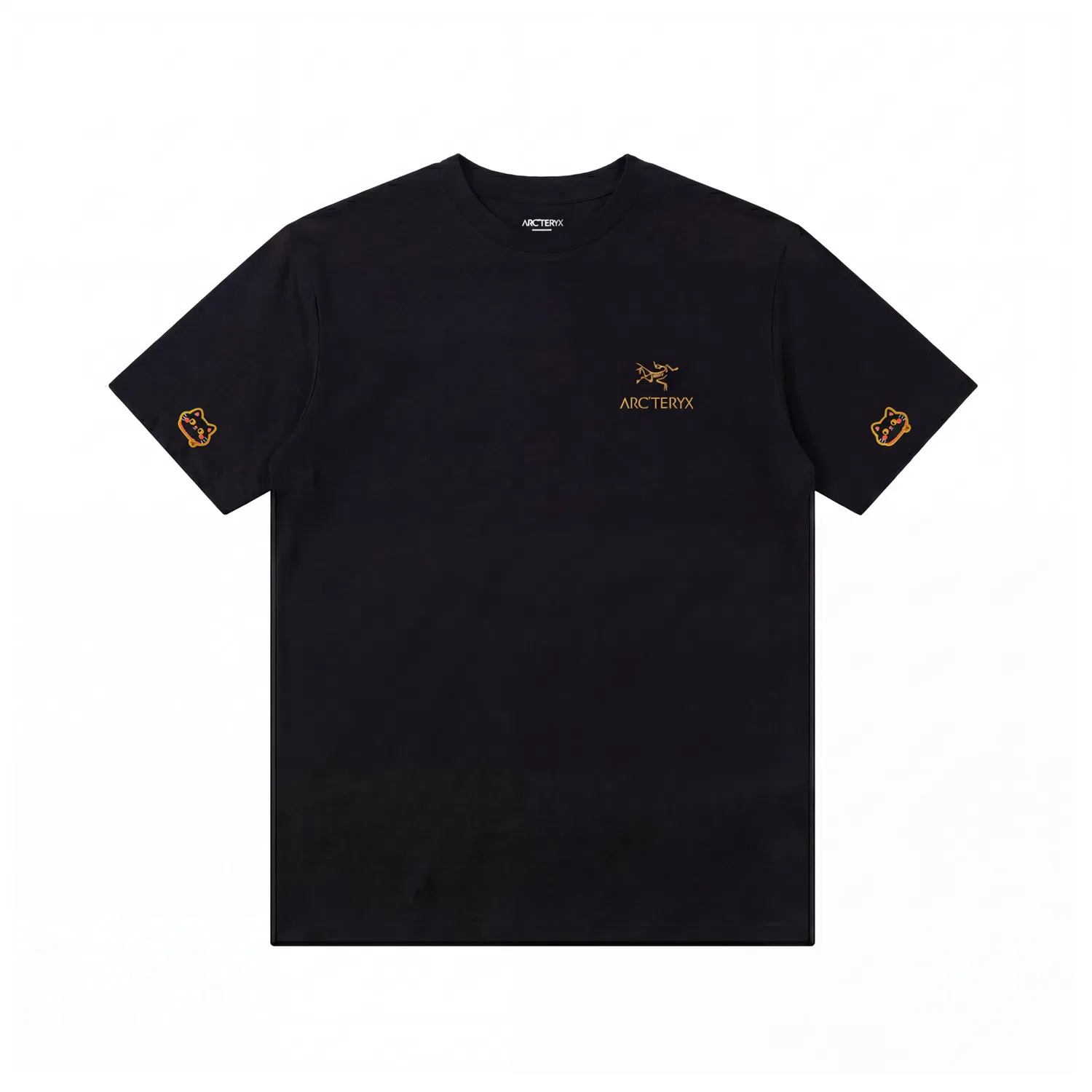 Футболка хлопковая Arcteryx Black/24K Black