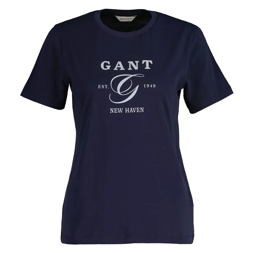 

Футболка с коротким рукавом Gant Graphic, синий