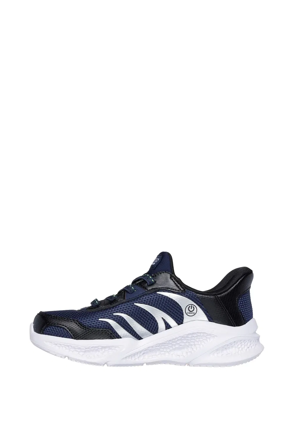 Кроссовки для мальчиков со светодиодной подсветкой Skechers, темно-синий — фото 4