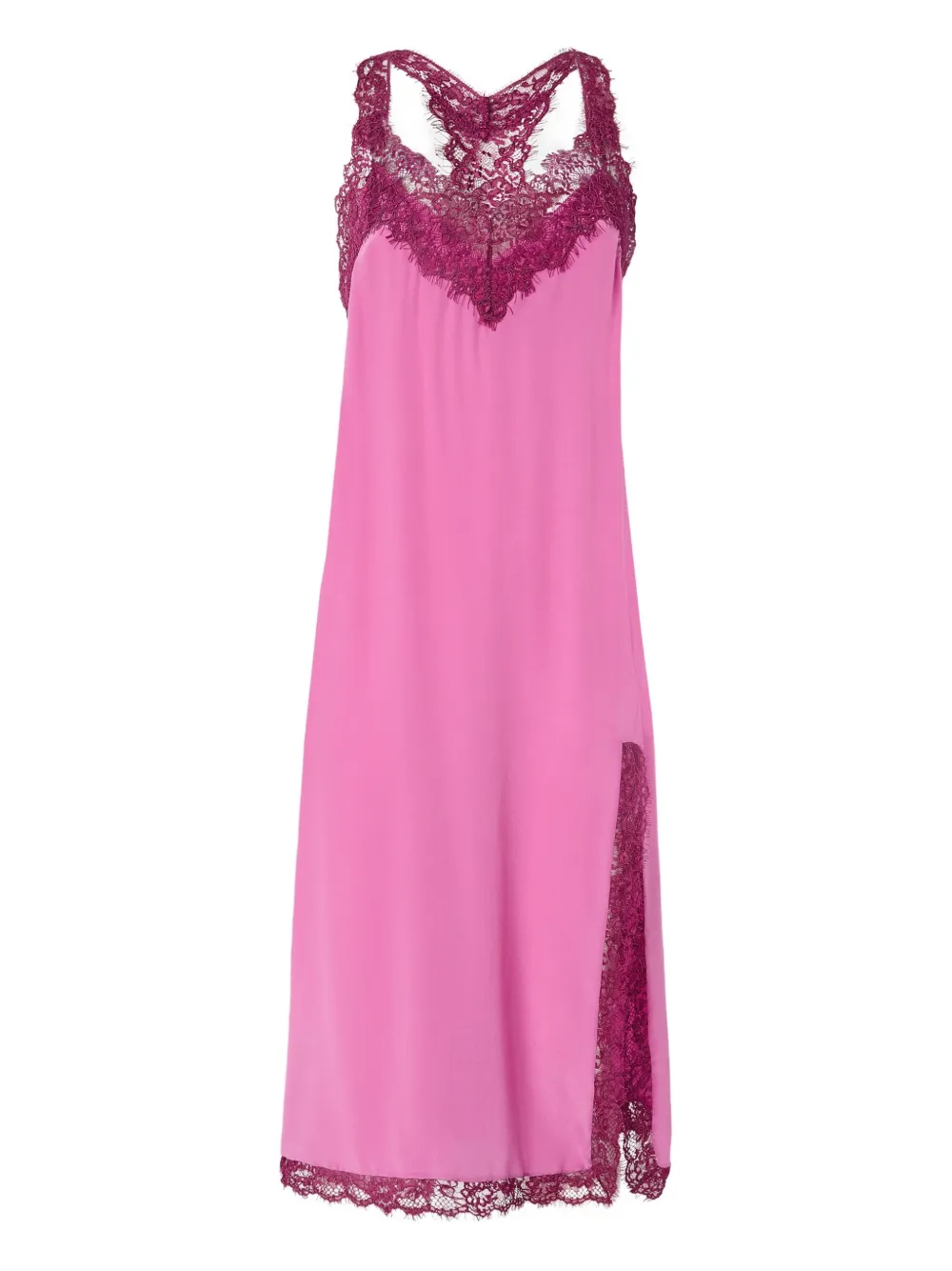 

Платье миди Aguglia с V-образным вырезом Pinko, розовый