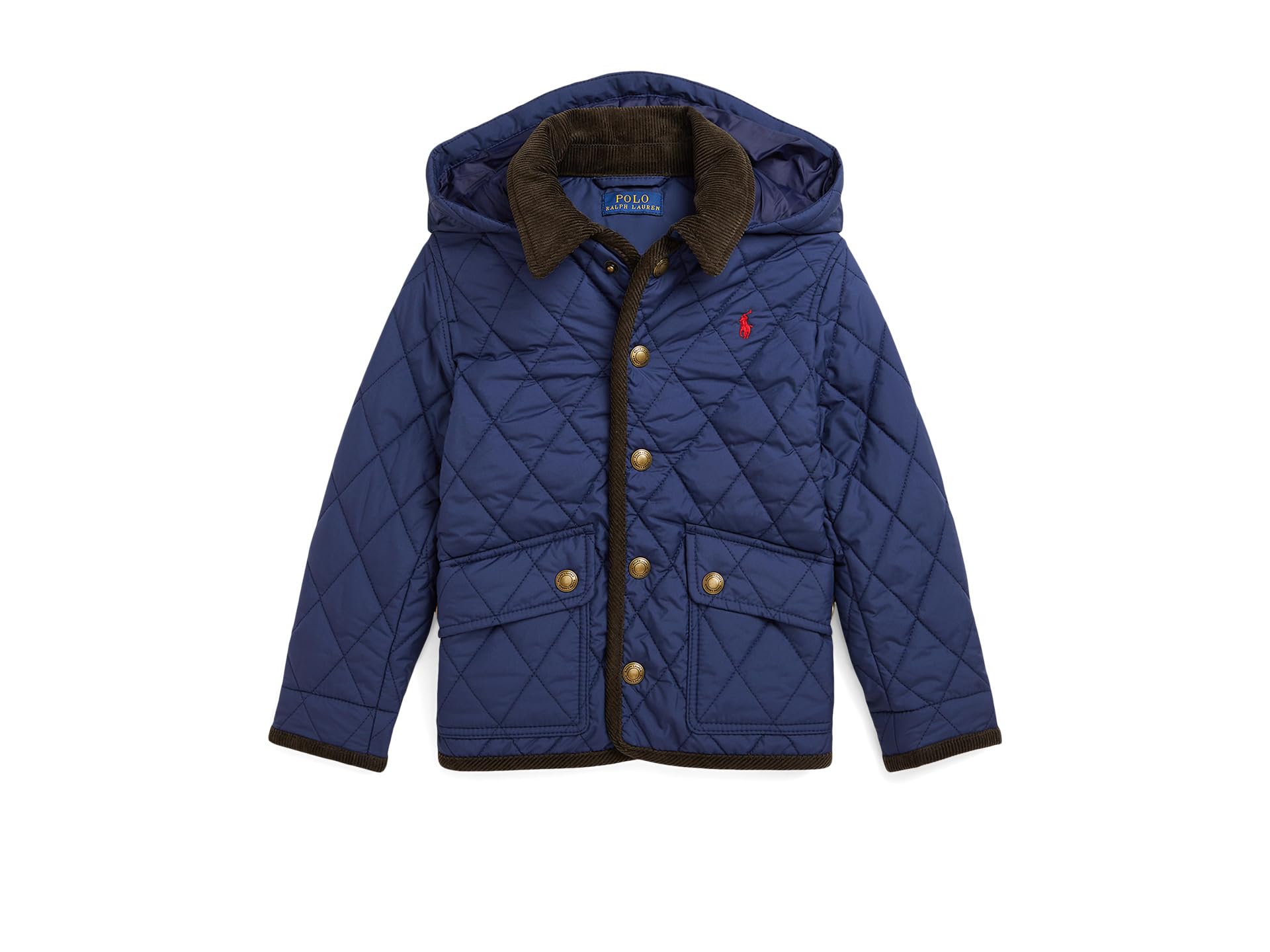 

Куртка Polo Ralph Lauren Kids Hooded Barn Jacket, цвет Newport Navy
