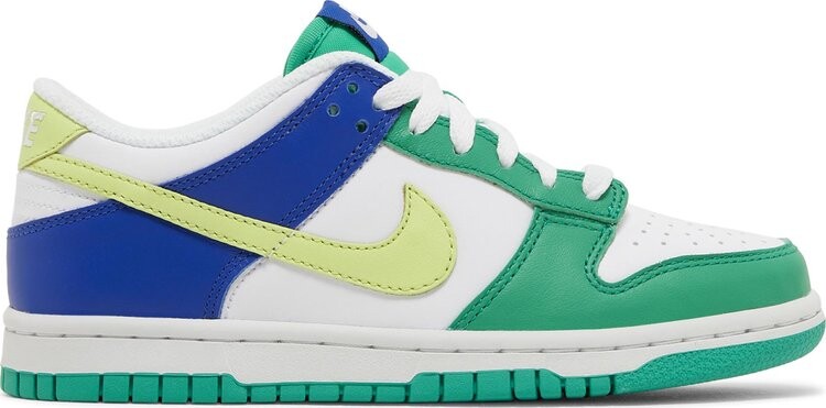 

Кроссовки Dunk Low GS 'Stadium Green Royal', зеленый