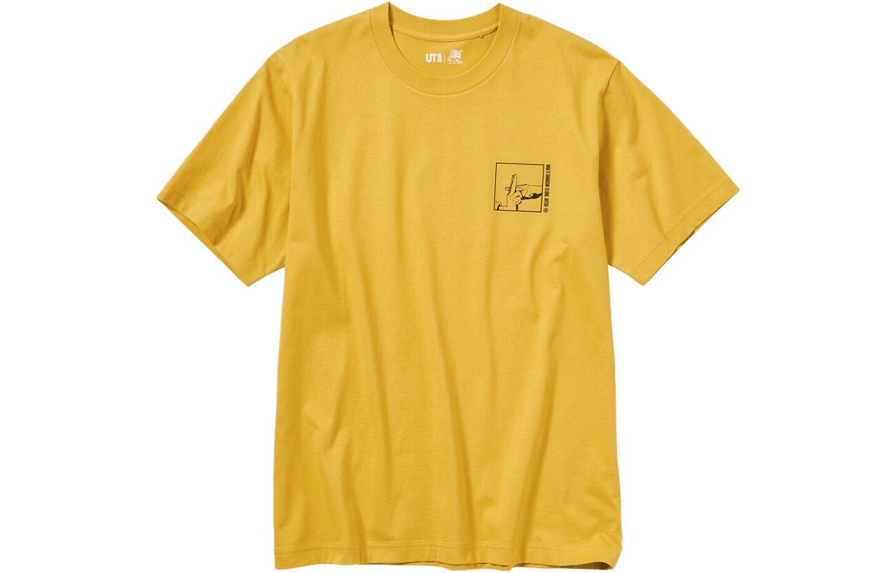 

Футболка X Naruto SS23 унисекс светло-желтая Uniqlo, светло-желтый