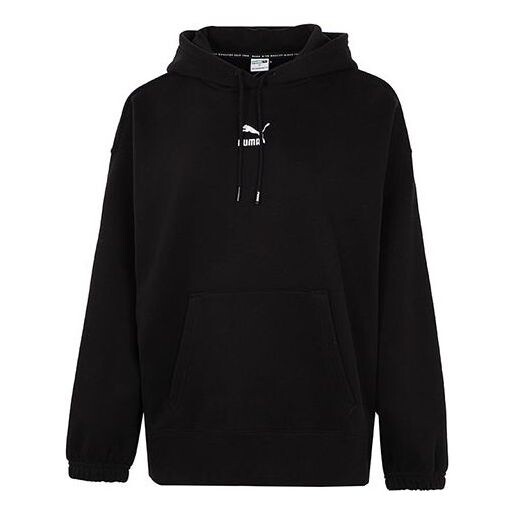

Свитер classics oversized tr embroidery logo hoodie black Puma, черный