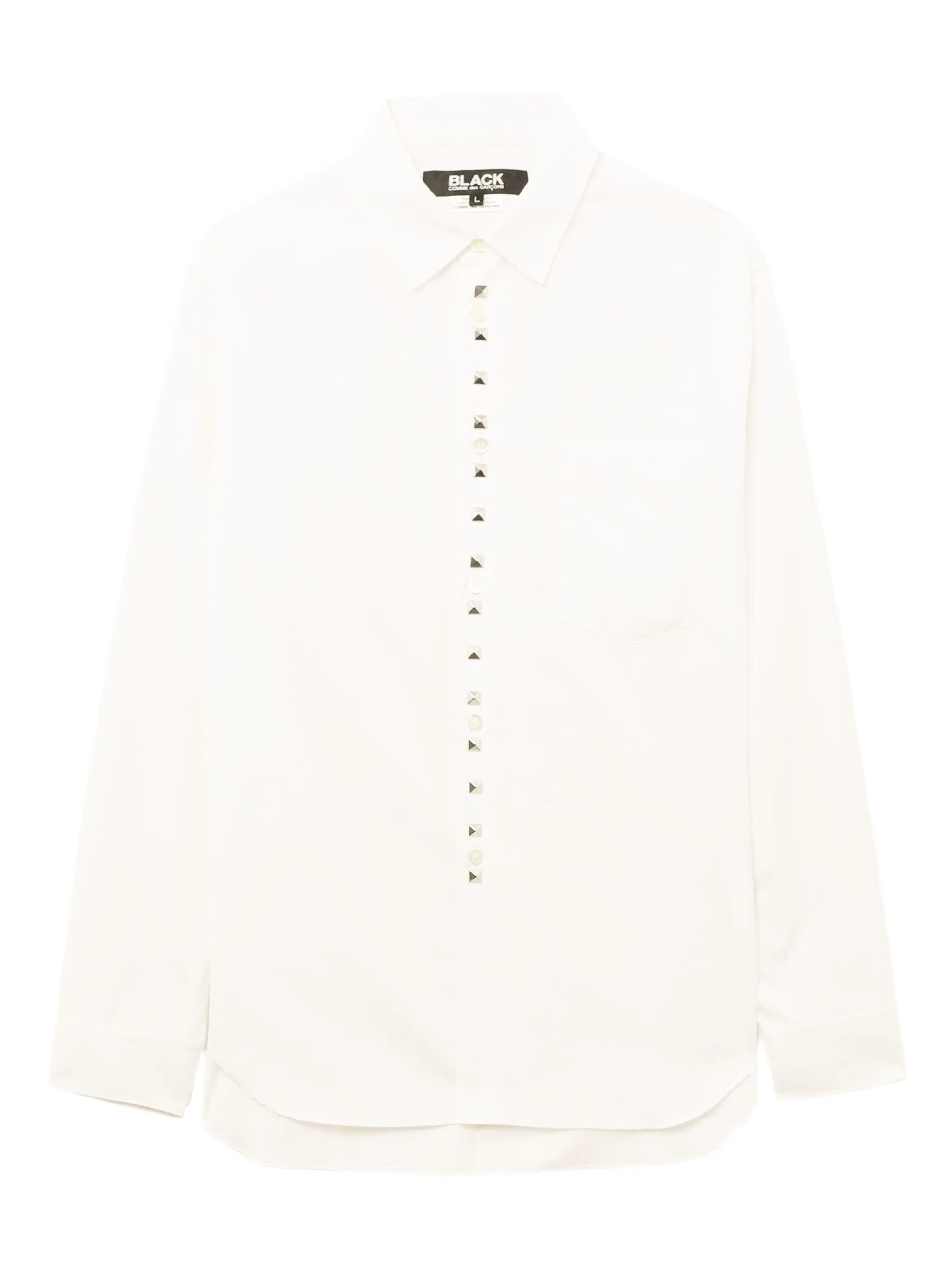 

Рубашка с заклепками Black Comme Des Garçons, белый