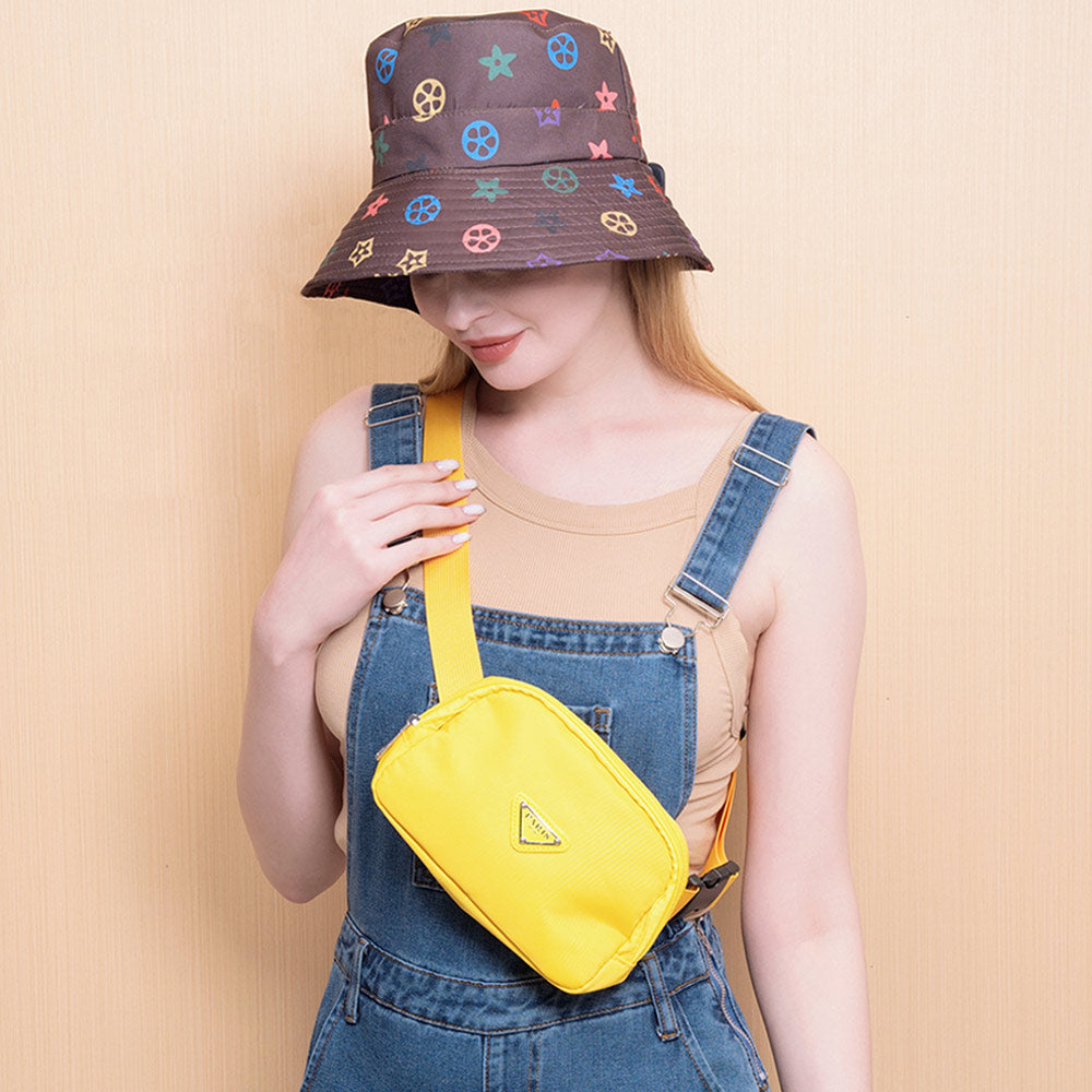 

Сплошная поясная сумка через плечо FASHNZFAB, Mustard