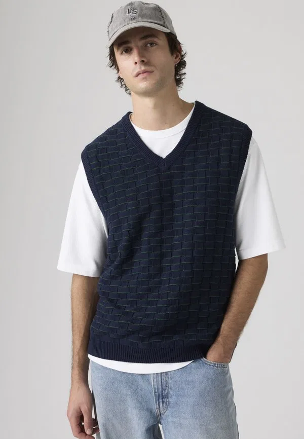 Джемпер по горизонтали Levi'S, Basketweave Navy/Eden