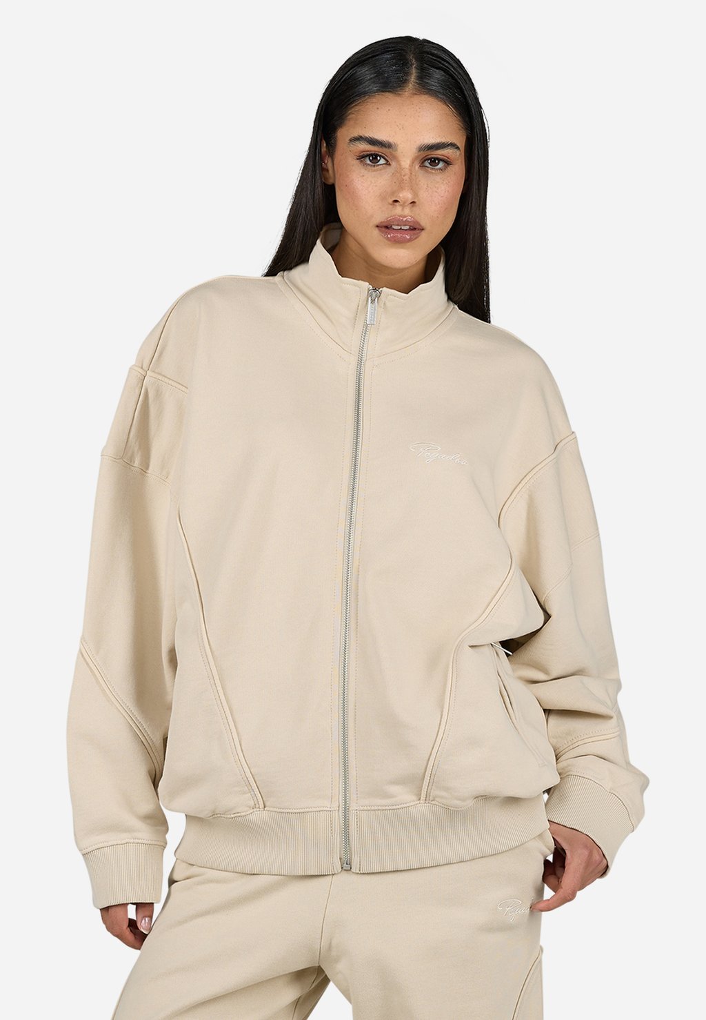 

Толстовка на молнии NUEVA SWEAT TRACK JACKET - Bomber Jacket Pegador, бежевый