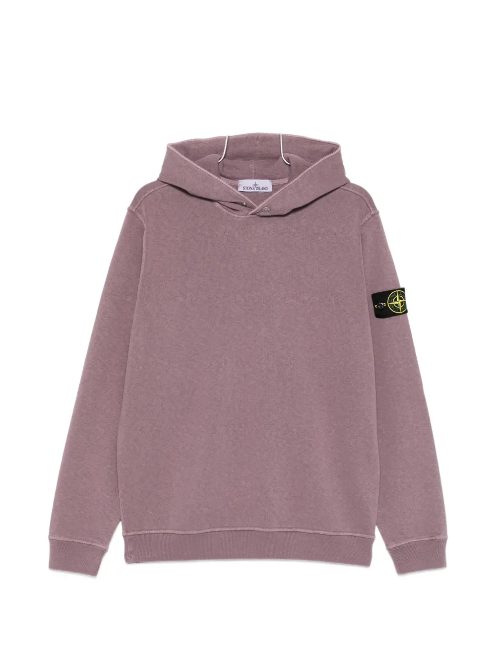 

Худи с нашивкой-логотипом Stone Island, фиолетовый