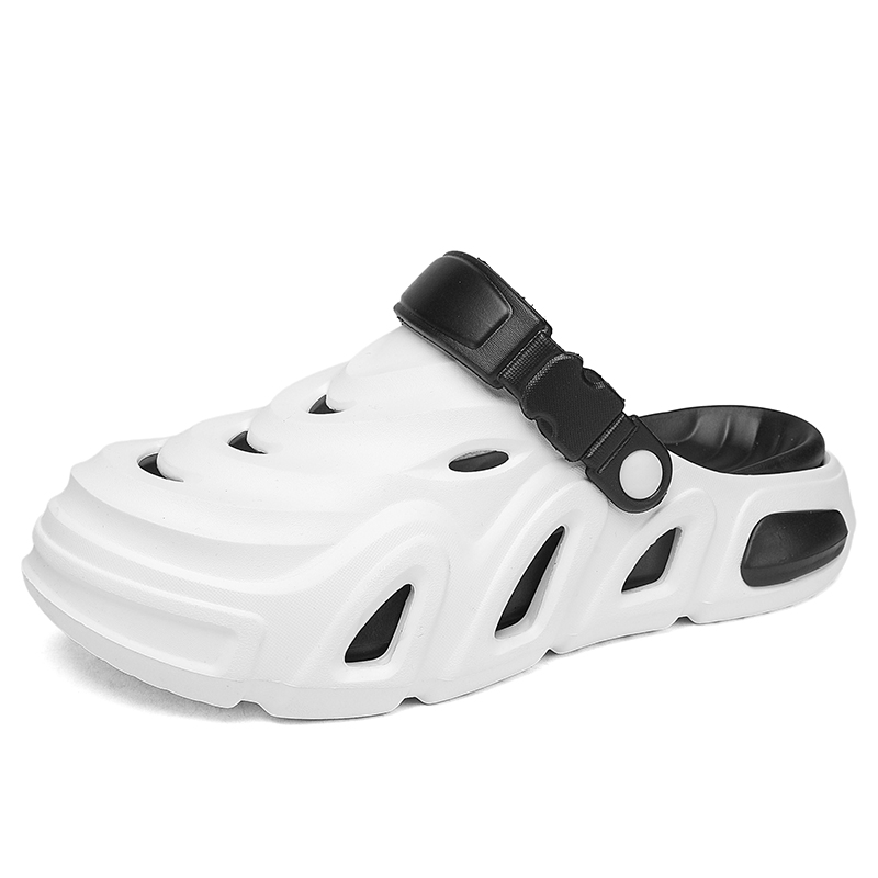 

TONYBEAR Клоги мужские бело-черные, цвет White Black