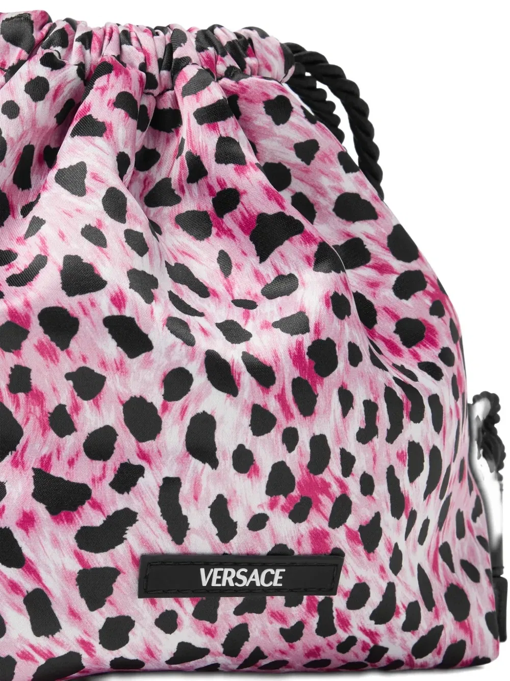 Детский рюкзак-мешок +с принтом Versace Kids, розовый — фото 3