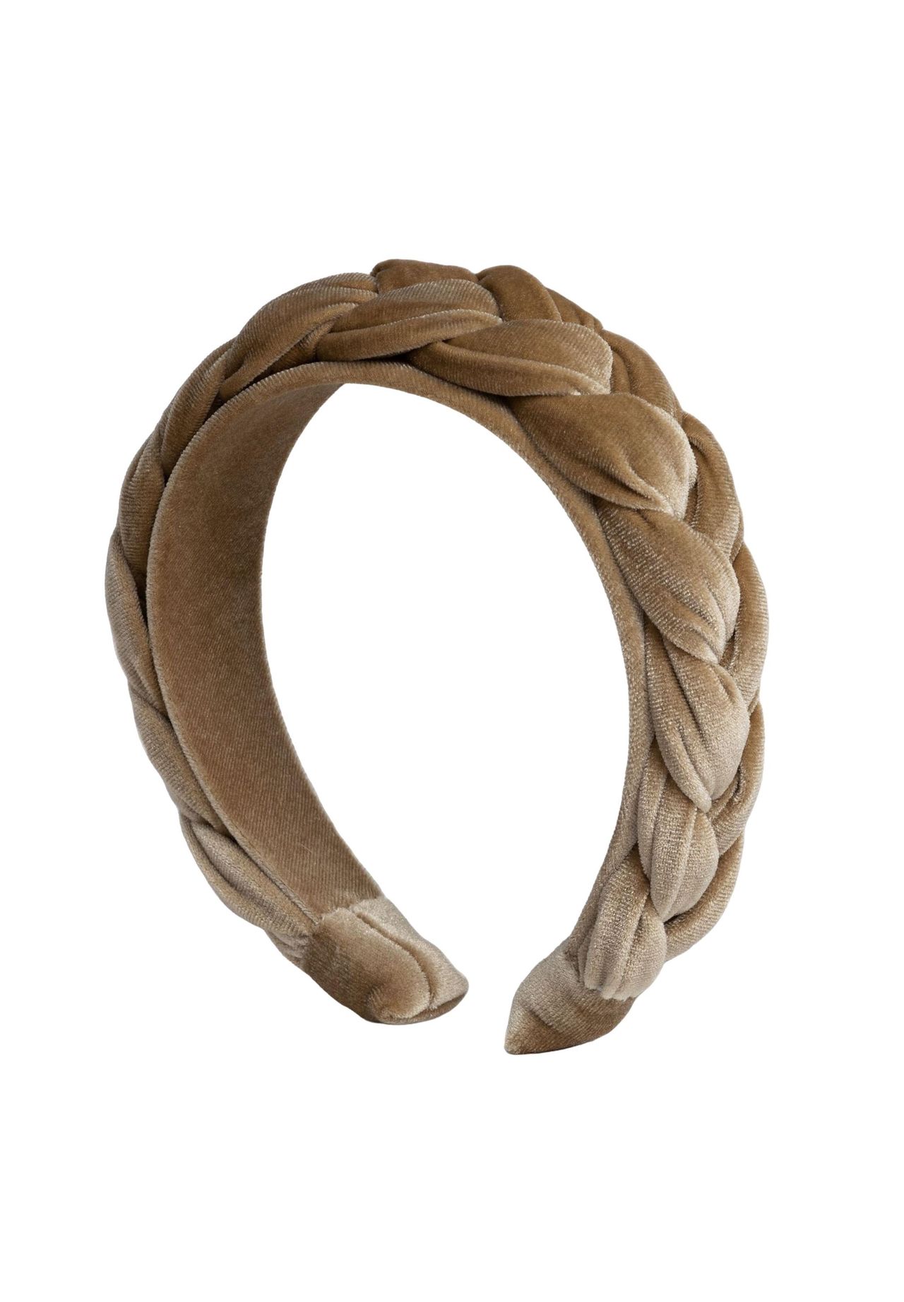 

Ободок Scarcela с плетеным бархатным узором FILIPPA FIRENZE, оливковый