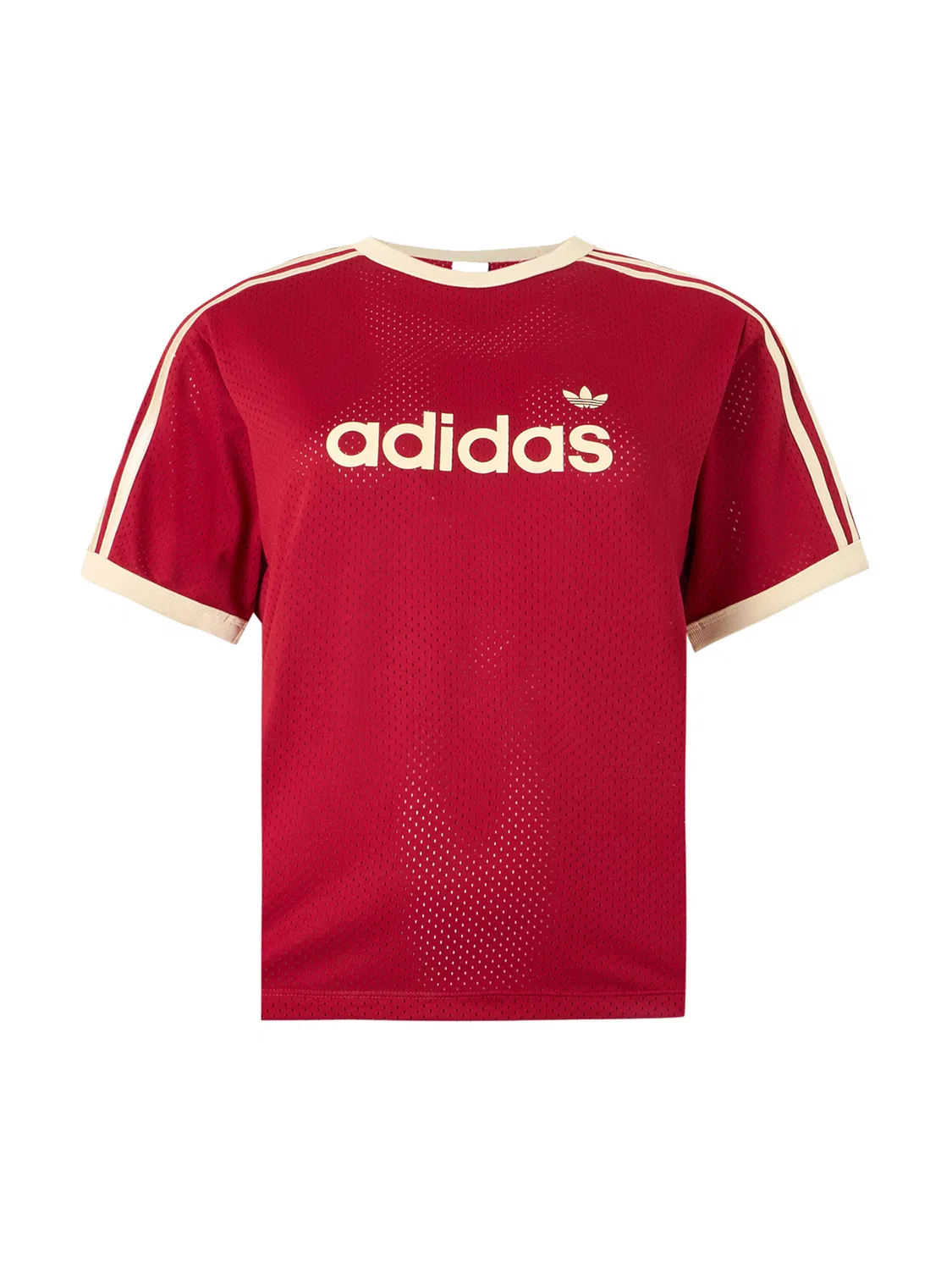 Футболка Adidas Originals Linear ярко-красного цвета
