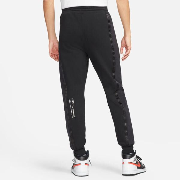 Спортивные штаны Men's Air Jordan Environmental Friendly Reflective Colorblock Bundle Feet Sports Pants/Trousers/Joggers Black, черный — фото 4