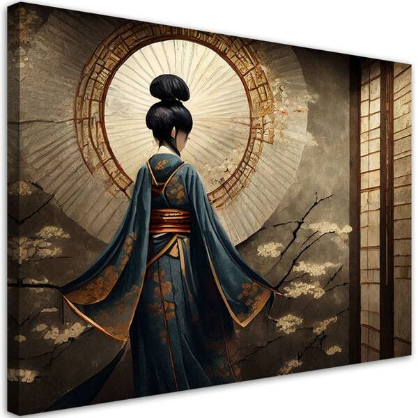 

Картина арт-принт KUNSTLOFT Geisha's Radiant Aura, коричневый