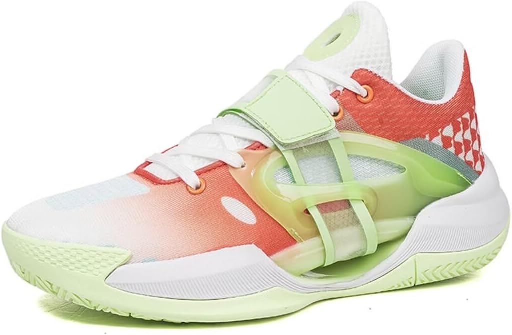 

Мужские баскетбольные кроссовки для женщин, высокие, для уличного стритбола, дышащие, с противоскользящей подошвой, модные беговые кроссовки Purfitall, зеленый