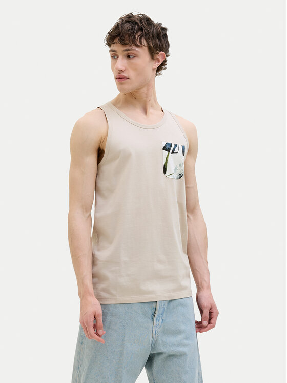 

Майка стандартного кроя Hawaii 12269321 Jack&Jones, бежевый