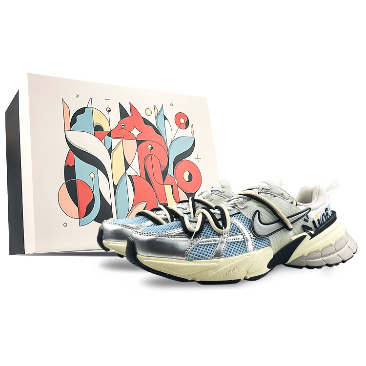 

Кроссовки для бега V2K Run мужские низкие синие Nike