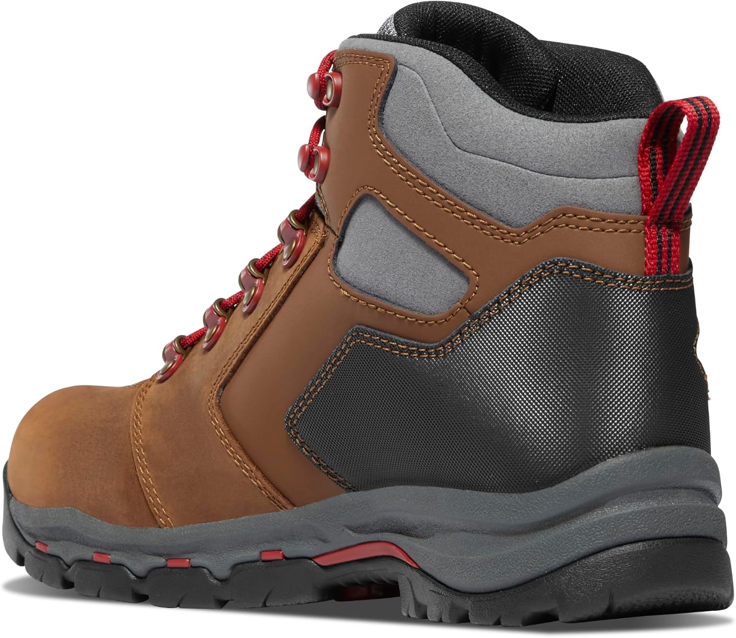 Мужские ботинки Danner Vicious 4,5 водонепроницаемые - из кожи полного зерна с дышащей подкладкой Gore-Tex, системой быстрого шнурования и противоскользящей подошвой с каблуком, темно-серый — фото 2