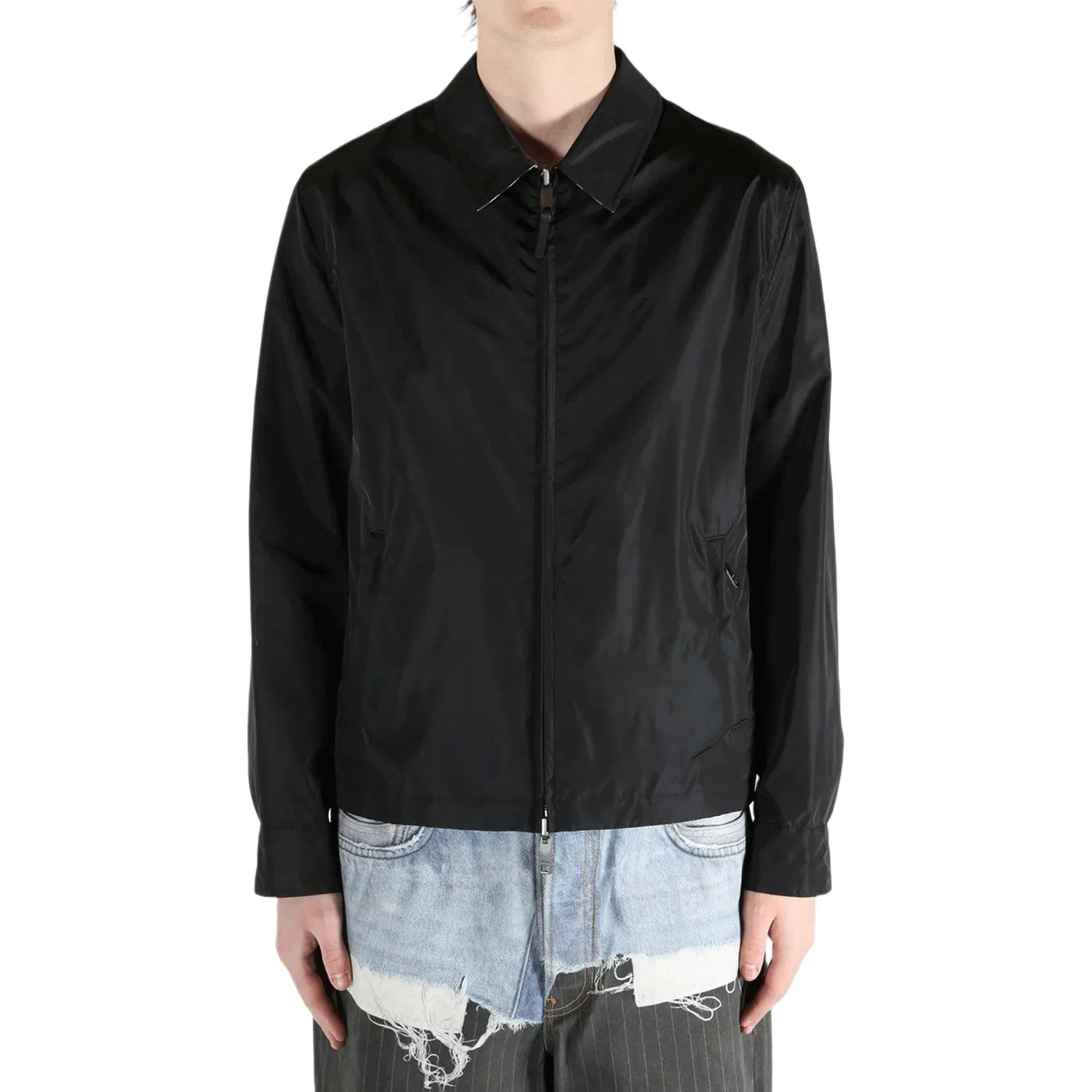Куртка мужская Burberry SS26 Jackets & Coats, черный мультиколор — фото 3